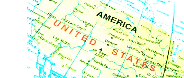 partial part of a map of america