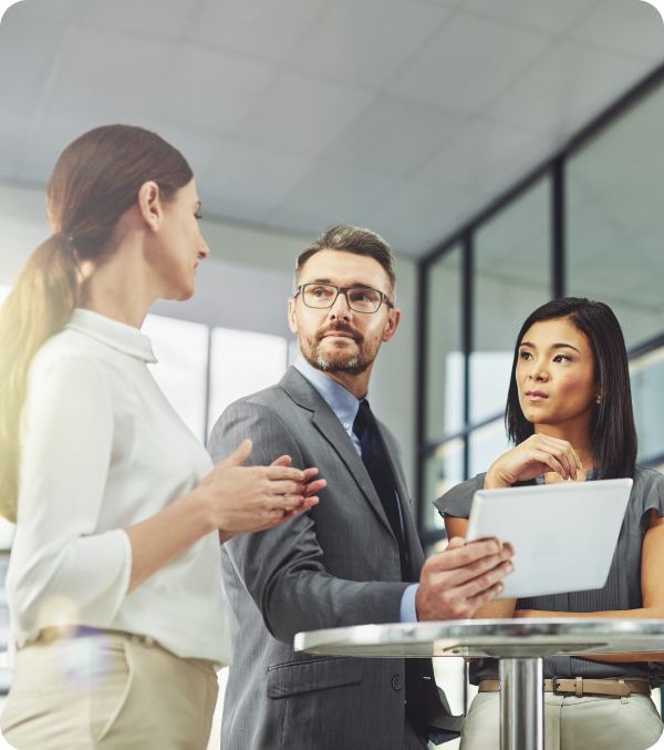 accounting working on some digital back office tasks